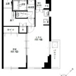 エクレール五反田501 間取り