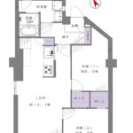 南砂住宅８号棟1005 間取り