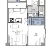 プチモンド四谷805 間取り