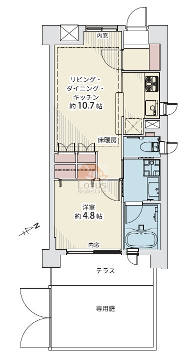 ワールドパレス椎名町ビシーム101間取図