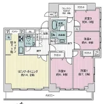 ソネット上池袋1403 間取り