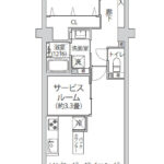 ルネ門前仲町123 間取り