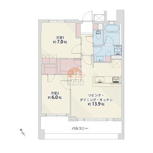 レクセルガーデン志村坂上302間取図