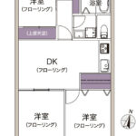 南赤羽グリーンハイツ402 間取り