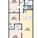イトーピア東大島マンション6階 間取り