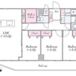 マンションヴィップ日本橋浜町707 間取り