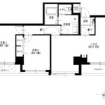 ウェルシャン池之端502 間取り