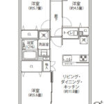 マイキャッスルお花茶屋403 間取り