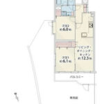 グリーンキャピタル中野江原町102 間取り