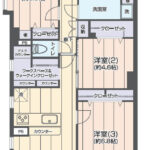 キャッスルマンション小岩1101 間取り