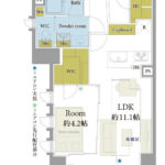 ディークラディアイヴァン代々木参宮橋403 間取り