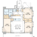 ライオンズマンション浅草雷門401 間取り