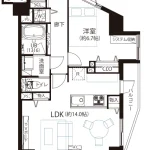 ディオレ西新宿805 間取り