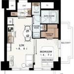 ダイアパレス御徒町第3407 間取り