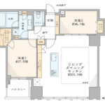 シティタワーズ豊洲ザツイン4607 間取り