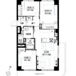 メゾン西永福304メゾン西永福304 67.85㎡の間取り図（3LDK）
