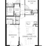 ブロッサムコートむさし野313 間取り