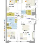 シティハウス東池袋1103 間取り