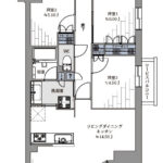 ルフォン町屋ブランシエラ204 間取り