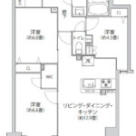 ファーストシーン篠崎クラリス303 間取り