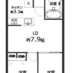 東十条グリーンハイツ602 間取り