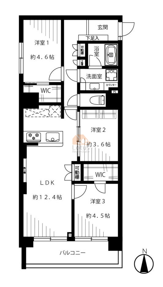 パシフィック目白マンション302間取図