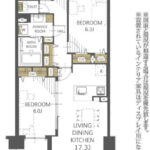 朝日クレスパリオ綾瀬803 間取り