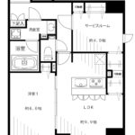 メインステージ入谷２1007 間取り