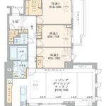 パークハウス神宮前206 間取り