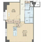 南馬込セントラルパレス201 間取り