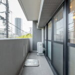 マイキャッスルリバーフロントタワー銀座東303マイキャッスルリバーフロイントタワー銀座東303のバルコニー