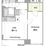スタジオエアー白金202 間取り