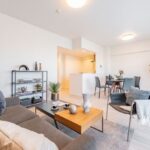 亀戸レジデンス1209亀戸レジデンス12階のリビング・ダイニング