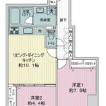 ロータリーパレス田端402 間取り