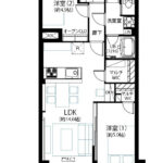 志村坂上見次公園マンション705 間取り