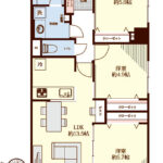 アクトピア北赤羽参番館1101 間取り