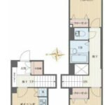 鍋屋横丁住宅707 間取り