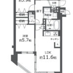 ヴェルビュ西新井603 間取り