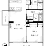 ライオンズマンション新宿原町312 間取り