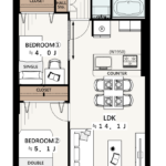 南砂パブリックハイツ502 間取り
