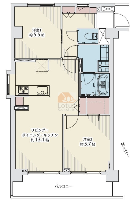 藤和池袋コープ803間取図
