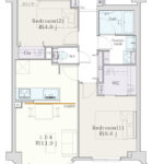 ライオンズガーデン幡ヶ谷608 間取り