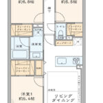 コスモ日本橋浜町1503 間取り