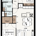 ドミール第2東品川602 間取り