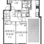 フォリアージュ417 間取り