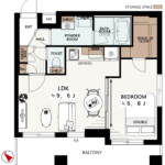 レクシオシティ高円寺601 間取り