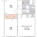 高田馬場住宅713 間取り