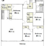 サニークレスト六義園606 間取り