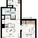 江古田スカイマンション203 間取り