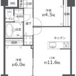 中銀亀戸マンシオン804 間取り
